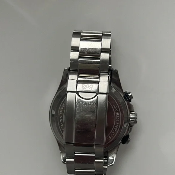 Kronaby Sweden Silver and Black Watch - Picture 4 of 4